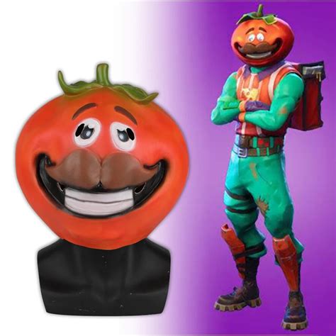 Fortniter Tomato Head Crown Mask Cosplay Fortnited Tomato Temple Tomato ...