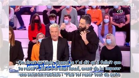 Tpmp Moqu Par Cyril Hanouna Benjamin Castaldi Se Coupe Les Cheveux