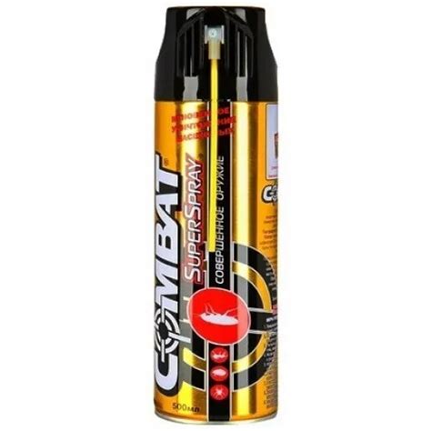 Аэрозоль от насекомых "Combat Super Spray", 500 мл - купить с доставкой ...