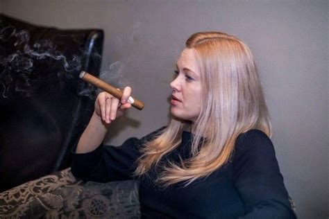 100 Hot Blonde Sexy Cigar Women Cigar Smoking The CigarMonkeys