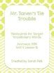 Vocabulary Flash Cards For Journey S Mr Tanen S Tie Trouble By Sarah Pelke