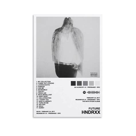 Meetje Future Hndrxx Album Cover Canvas Posters For Room