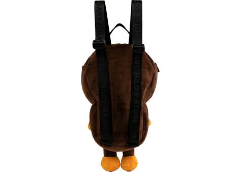 BAPE Baby Milo Plush Backpack Brown - SS24 - US