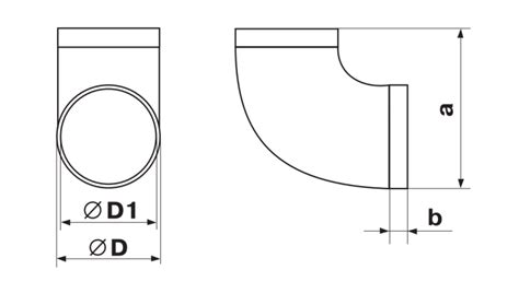 Колено 90" для круглых каналов - leptonika.ru - производитель систем ...