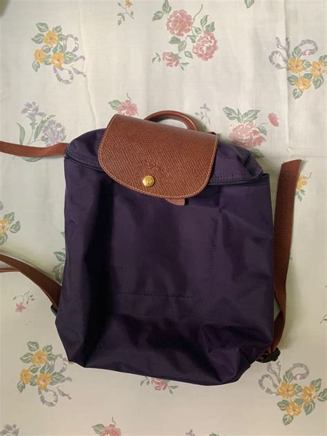 Longchamp Le Pliage Backpack Bilberry Purple Women S Fashion Bags