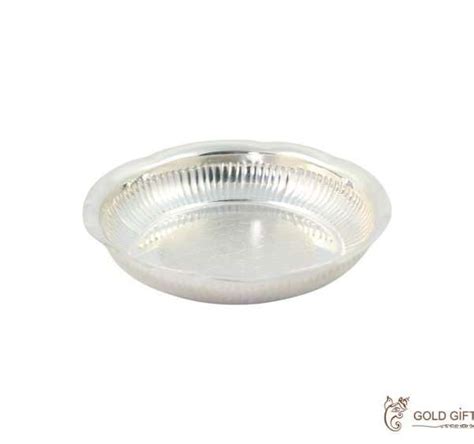 Pure Silver Pooja Thali 925 Bis Hallmarked Pooja Thali Set At Low Price