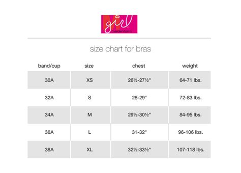 Maidenform Bra Size Chart Ponasa