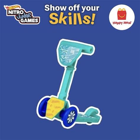 McDonald S Happy Meal Hot Wheels Nitro Junior Games SCOOTER A August 2024 Hobbies Toys Toys