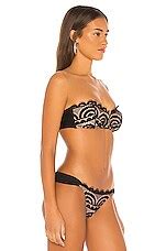 PQ V Lace Bandeau Bikini Top In Midnight REVOLVE