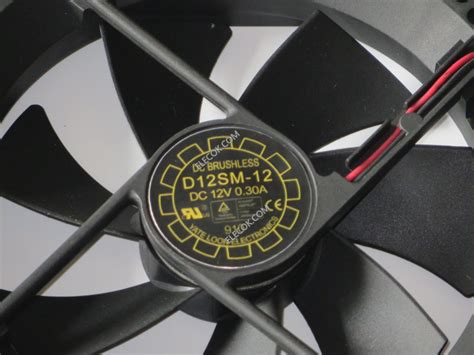 Yate Loon D12SM-12 12V 0.30A 2 wires Cooling Fan