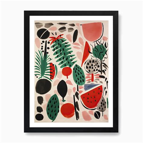 Watermelon Fruit Drawing 2 Art Print by Colourful Harvest - Fy