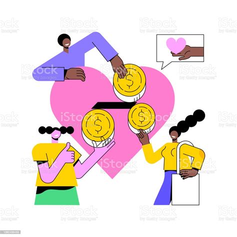 Donation Abstract Concept Vector Illustration Stock Illustration Download Image Now