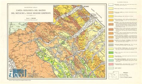 Carta Geologica Del Bacino Del Metauro E Delle Regioni Lim Flickr