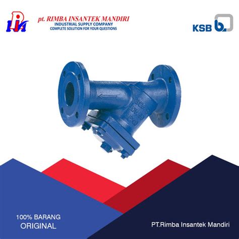 Jual Y Strainer Pn Cast Iron Dia Inch Merk Ksb Kota Bandung Pt