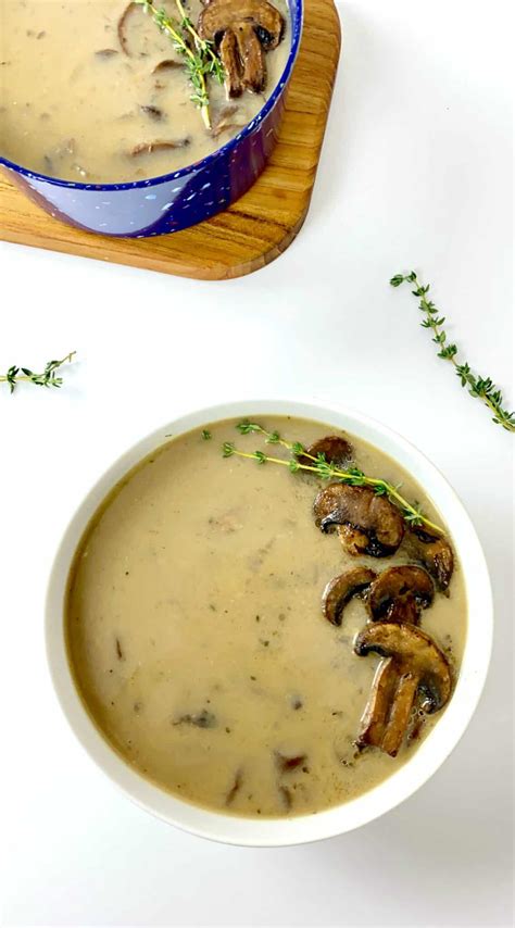 Low Carb Creamy Mushroom Soup - Easy To Make Recipe