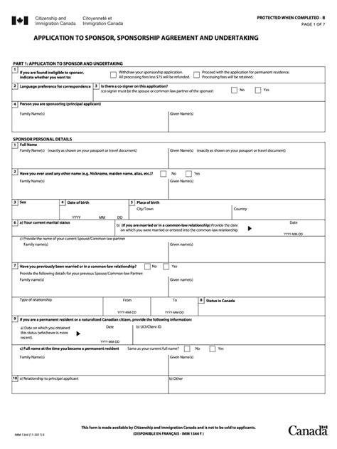 Imm 1344 2011 2025 Form Fill Out And Sign Printable Pdf Template