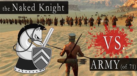 Naked Knight Vs ARMY Vs In Bannerlord Mount And Blade YouTube