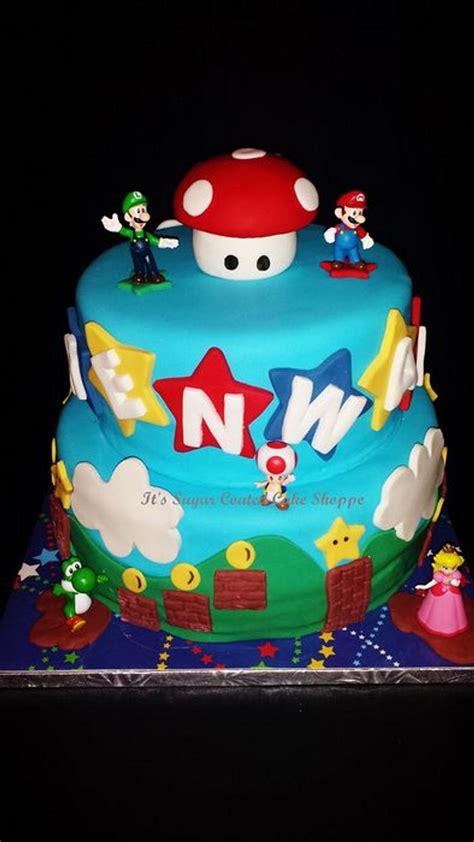 Mario And Luigi World Decorated Cake By Jaimie Pereira Cakesdecor