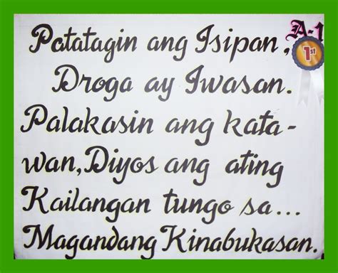 Globalisasyon Poster Slogan Tagalog Poster Slogan Tun