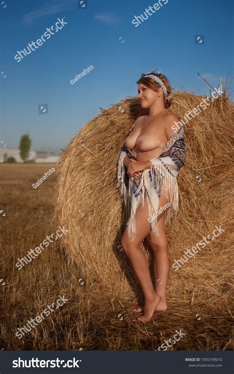 Naked Plump Girl Large Breasts Stands Stock Photo 1935199010 Shutterstock