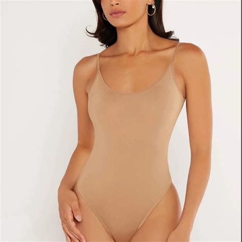 Nude Strappy Bodysuit Skims Dupe Bodysuit Lovely Depop