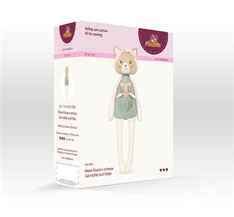 Набор для шитья "Miadolla" MD-0368 Мама Кошка и котенок купить за 1092 ...