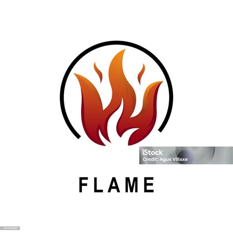 template desain vektor ikon api api ilustrasi stok  gambar