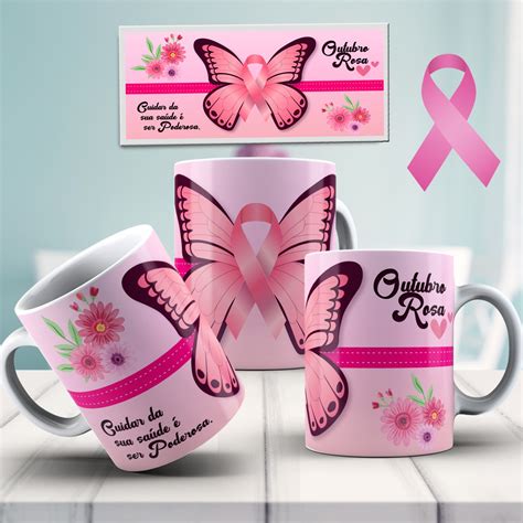 Caneca Outubro Rosa