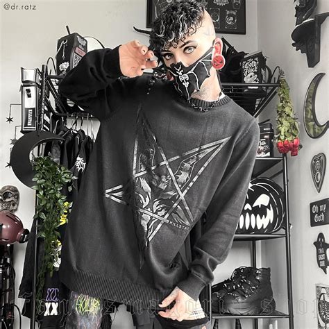 King Of The Damned Knit Sweater Killstar Unisex