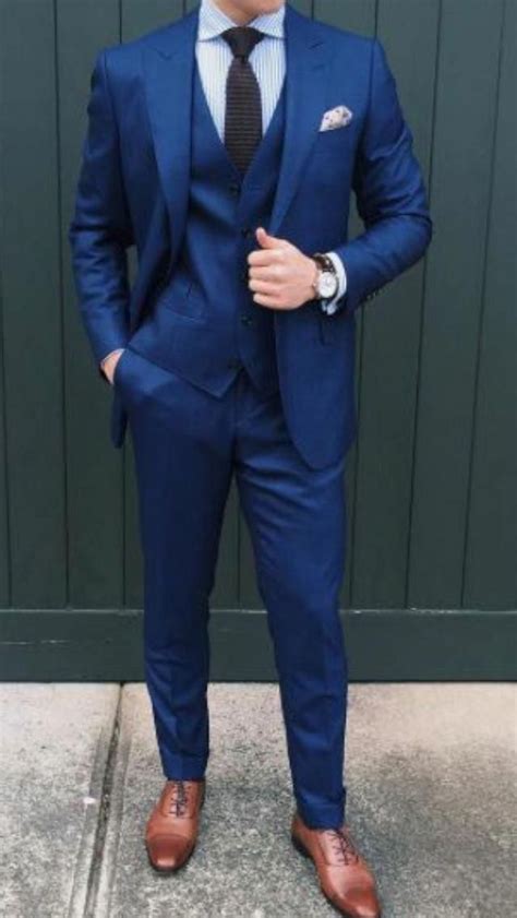 29 Ways To Wear Blue Suits With Brown Shoes Ideas For Men Artofit