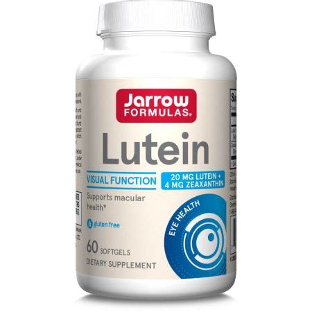 Jarrow Formulas Lutein Mg Zeaxanthin Mg Softgels Bigvits