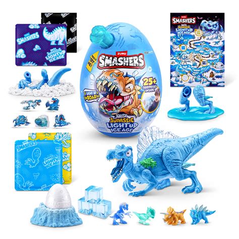 Smashers Mega Jurassic Light up Ice Age (Assorted) Novelty Smashable ...
