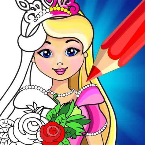 Coloring Book Game: Princess by Radovan Vukadinovic