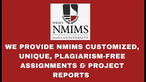 How To Get Nmims Solved Assignments I Nmims Solved Assignments I Nmims