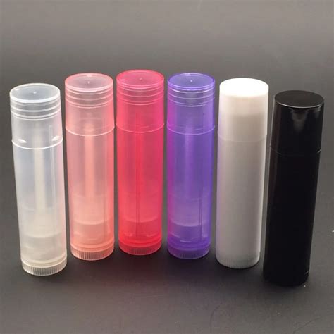 Free Shipping G Empty Plastic Clear Lip Balm Tubes Mouth Lip Balm