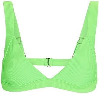 Frankie S Bikinis Georgia Ribbed Triangle Bikini Top Shopstyle Two