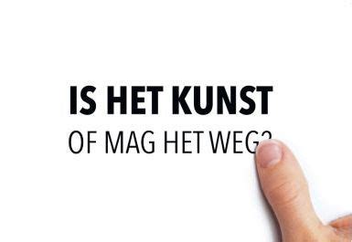 Is Het Kunst Of Mag Het Weg Hester Zijlstra