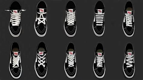 New Ways How To Lace Vans Sk Hi Vans Sk Hi Lacing Style Youtube