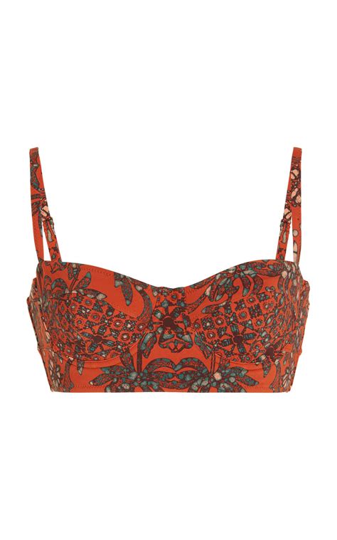 Buy ULLA JOHNSON Zahara Bikini Top At 40 Off Editorialist