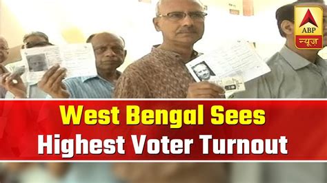 Elections 2019 Phase 5 West Bengal Sees Highest Voter Turnout Abp