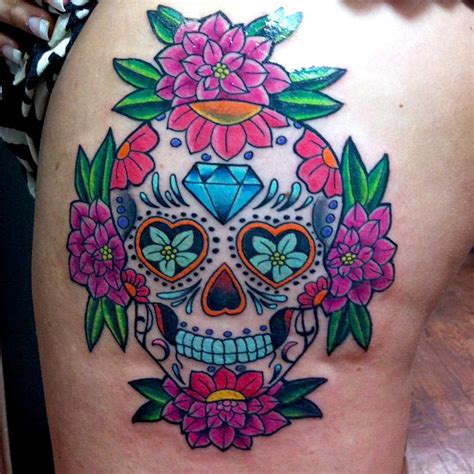 Skull Tattoos Dia De Los Muertos