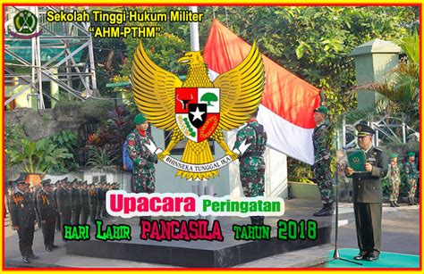 Upacara Peringatan Ke Hari Lahirnya Pancasila Juni Tahun