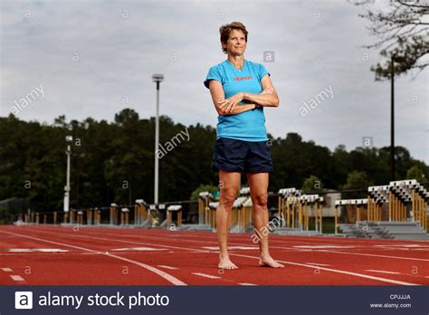 South African Runner Zola Budd In South Carolina Stock Photo Royalty