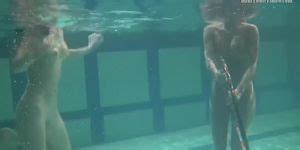 Russian Babes Irina And Anna Swim And Hug In The Pool Porn Videos