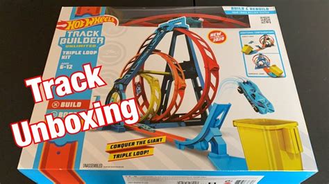 Hot Wheels Track Builder Triple Loop Stunt Playset Off