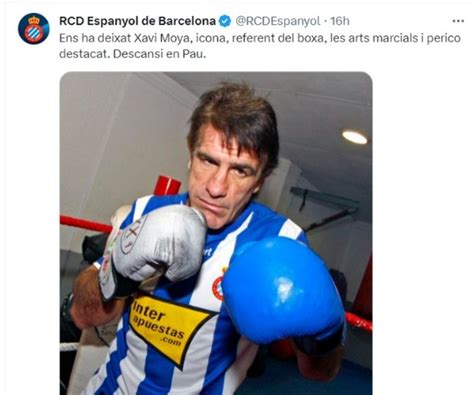 Muere Xavi Moya Leyenda Del Boxeo Y Las Artes Marciales Mixtas En Un