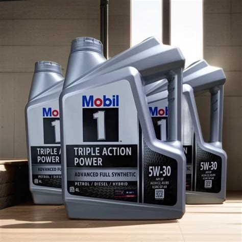 100 Genuine From Mobil Malaysia Mobil 1 5w30 Triple Action Power Advanced Full Synthetic 4l