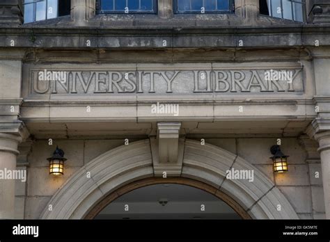University Library Durham England Uk Stock Photo Alamy