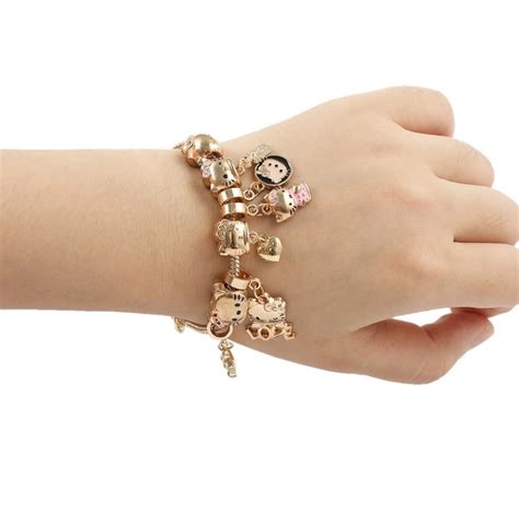 Charm Bracelet Hello Kitty Etsy