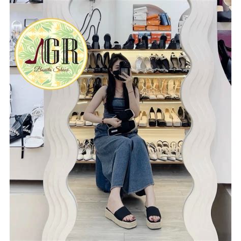 Dép xuồng bản vải cối siêu siêu đẹp hot cao 5 cm Shopee Việt Nam